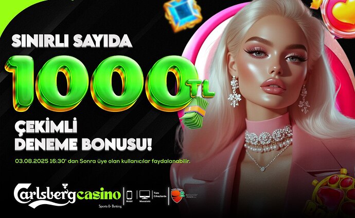 CarlsbergCasino 50 Freespin Deneme Bonusu