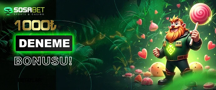 Sosabet 1000 TL Deneme Bonusu