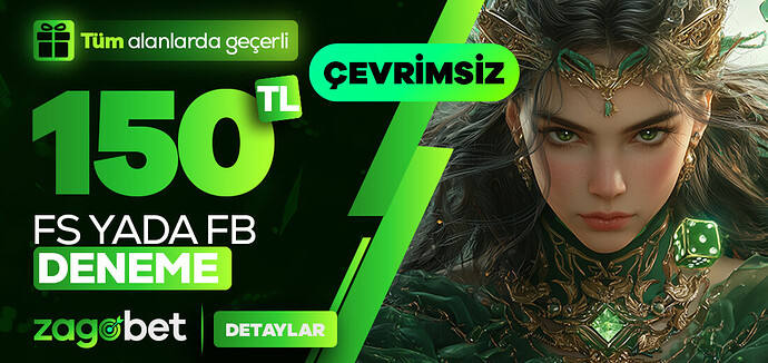 Zagobet 150 TL Frespin ve ya Freebet Deneme Bonusu